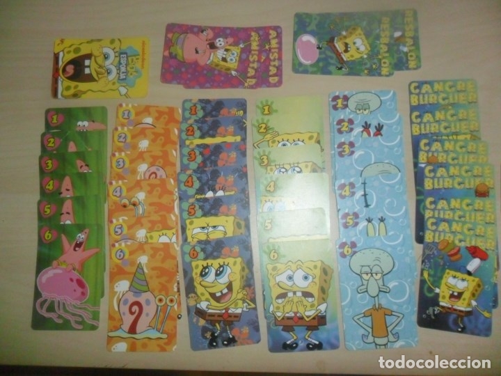 bob esponja juego de cartas