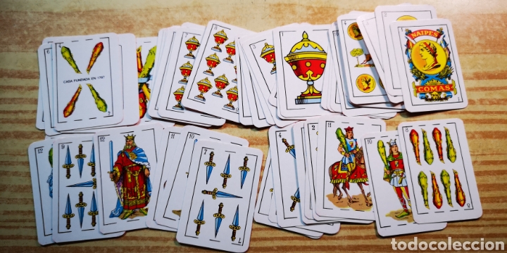 Barajas de cartas: Mini cartas comas naipes con caja - Foto 3