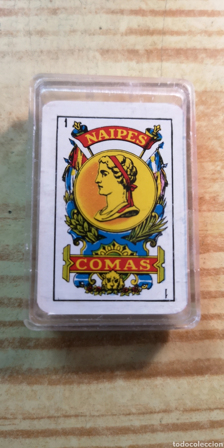 Barajas de cartas: Mini cartas comas naipes con caja - Foto 1