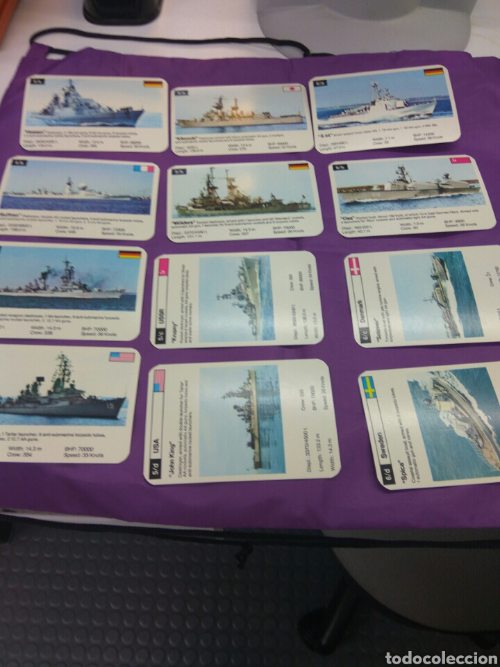 Barajas de cartas: BARAJA TOP TRUMPS BATTLESHIPS - Foto 3