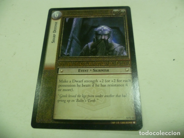 Barajas de cartas: Carta de El Se&ntilde;or de los Anillos - Foto 1