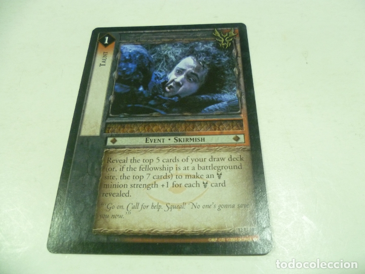 Barajas de cartas: Carta de El Se&ntilde;or de los Anillos - Foto 1