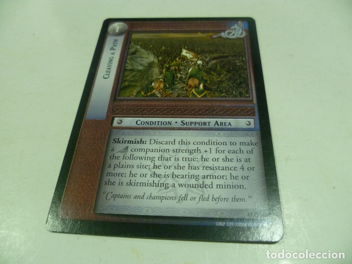 Barajas de cartas: Carta de El Se&ntilde;or de los Anillos - Foto 1