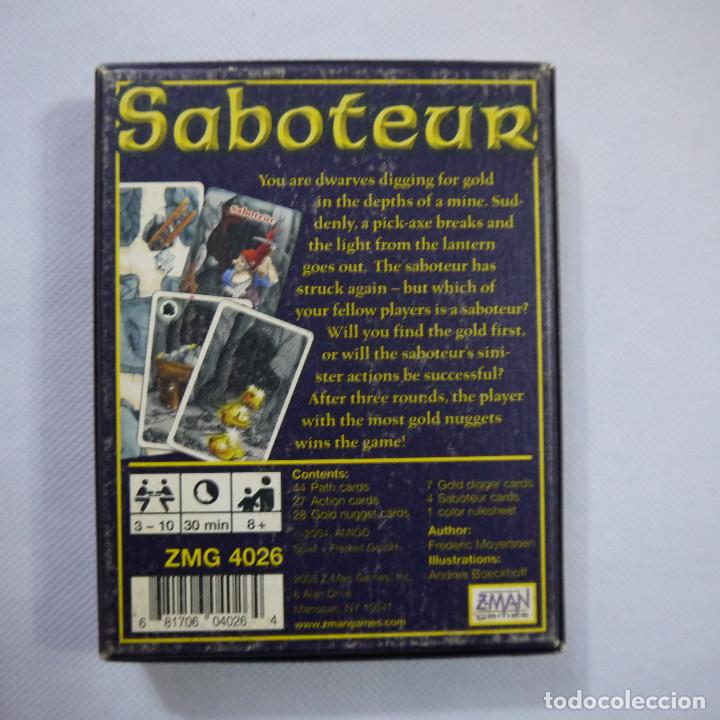 Barajas de cartas: SABOTEUR - Foto 2