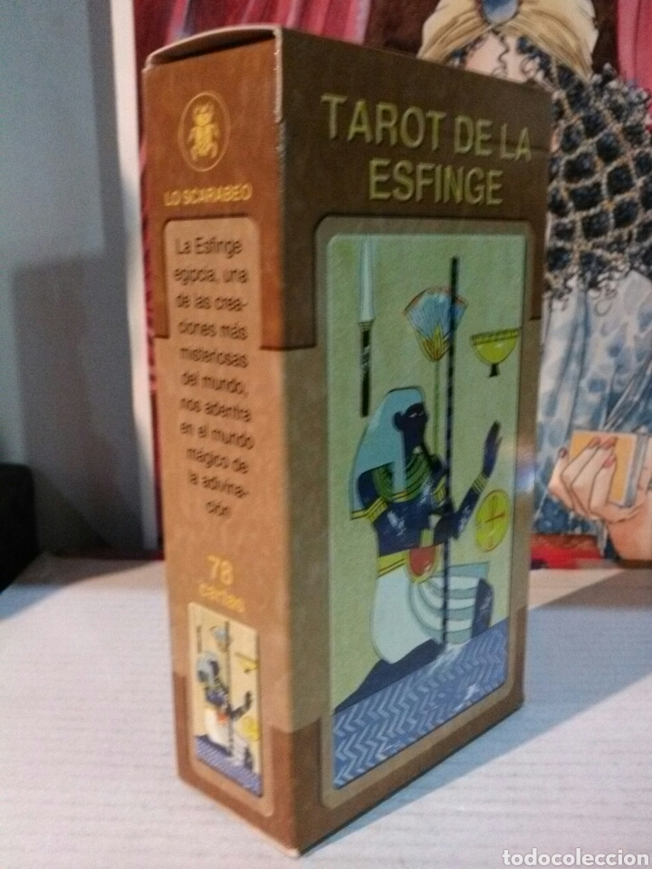 Barajas de cartas: TAROT DE LA ESFINGE. LO SCARABEO. - Foto 2