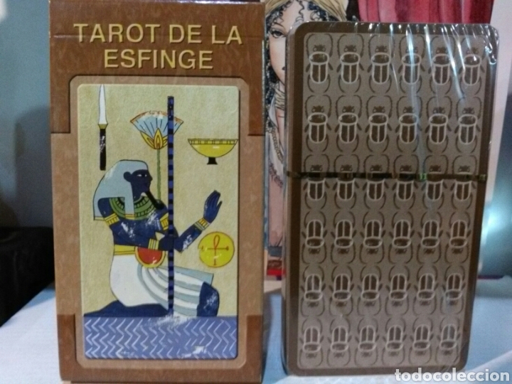 Barajas de cartas: TAROT DE LA ESFINGE. LO SCARABEO. - Foto 4