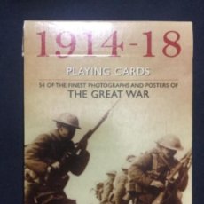 Barajas de cartas: BARAJA DE LA 1ª GUERRA MUNDIAL - 1914-18 THE GREAT WAR - 54 CARTAS - PRECINTADAS - PIATNIK NO. 1476