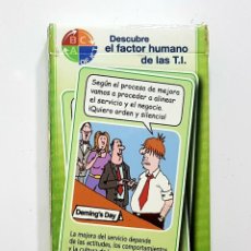 Barajas de cartas: ITIL BEST PRACTICE DESCUBRE EL FACTOR HUMANO DE LAS T.I. JUEGO DE CARTAS EXPERIENCIAS EN EL TRABAJO