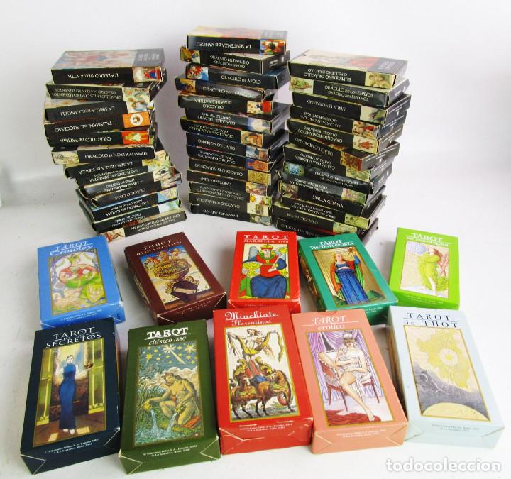 super lote 50 barajas cartas tarot y oraculos o - Buy Antique tarot cards  on todocoleccion