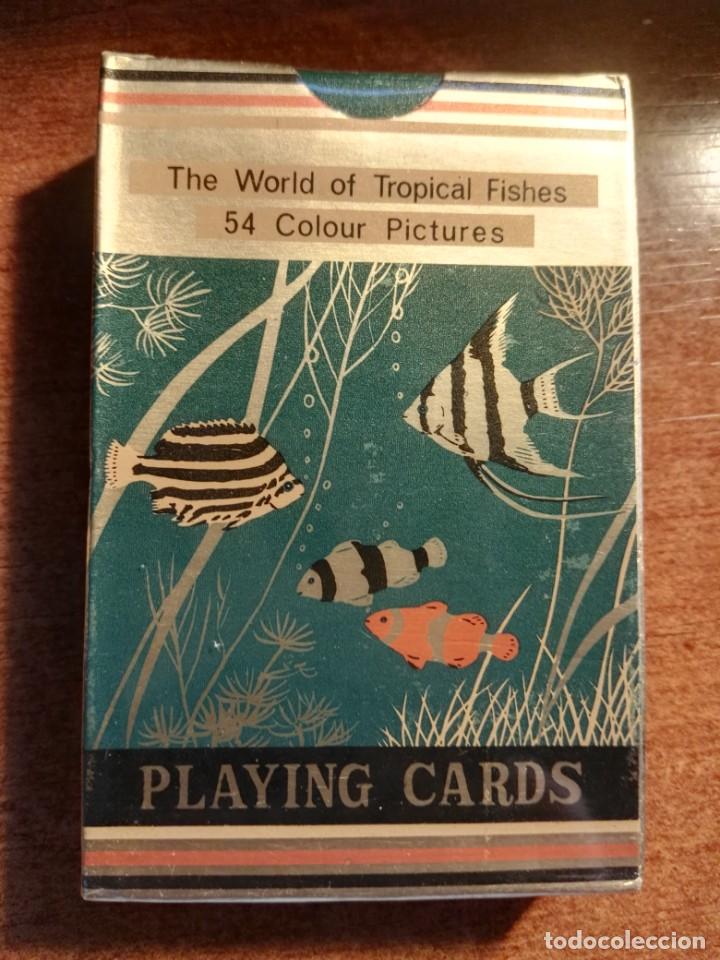 Barajas de cartas: BARAJA CARTAS DE PÓKER. LOS PECES TROPICALES, 54 IMÁGENES tropical fishes nueva precintada - Foto 1 - 193448971