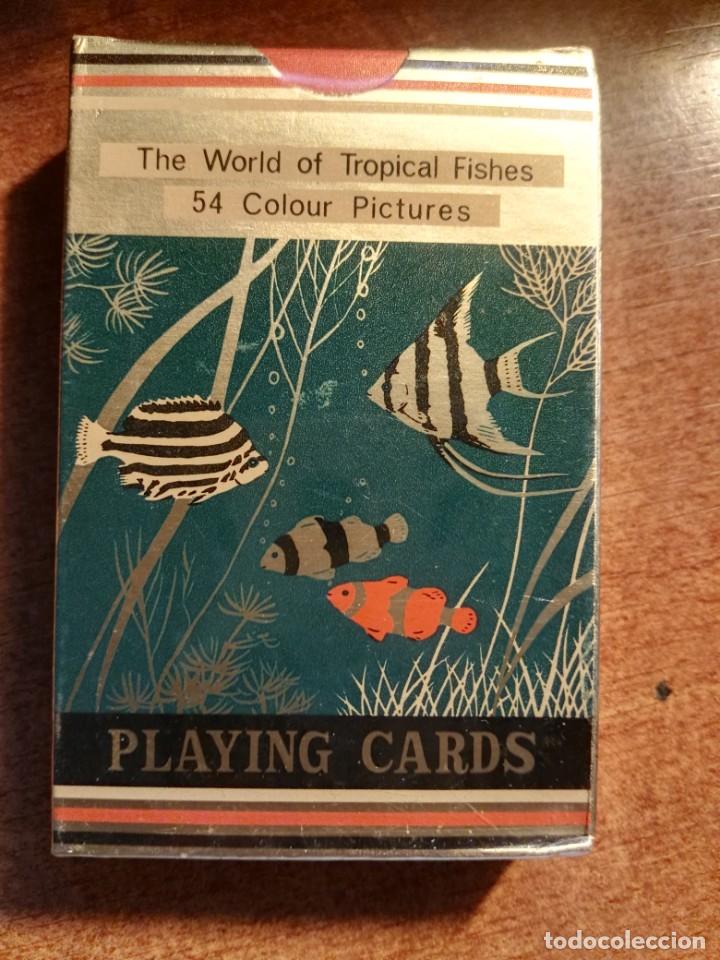 Barajas de cartas: BARAJA CARTAS DE PÓKER. LOS PECES TROPICALES, 54 IMÁGENES tropical fishes nueva precintada - Foto 1 - 193449207