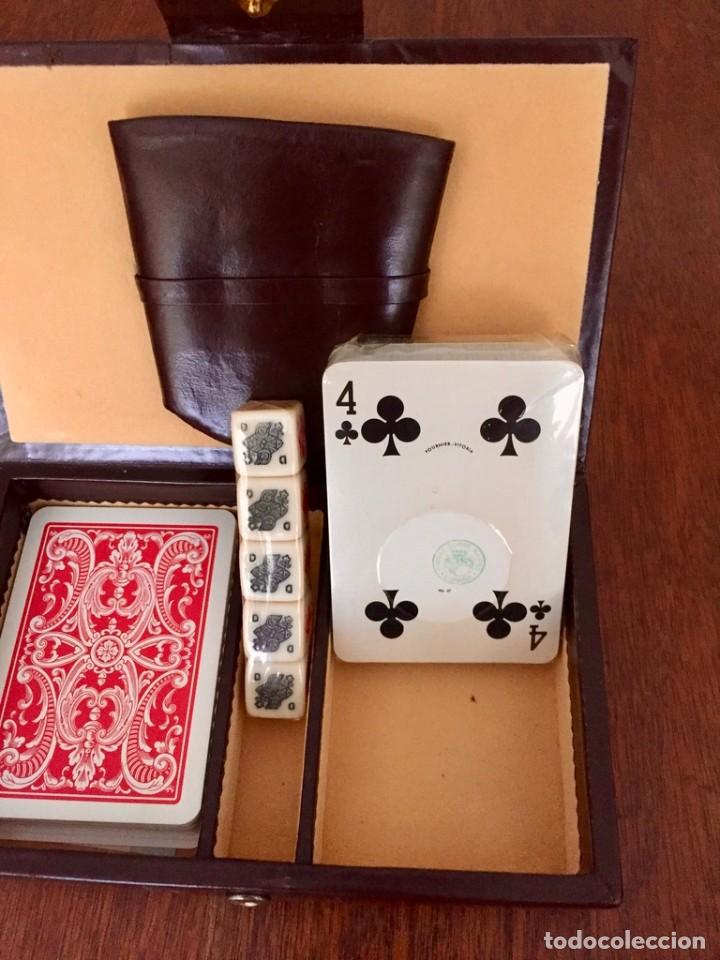 Barajas de cartas: caja de piel baraja - Foto 3