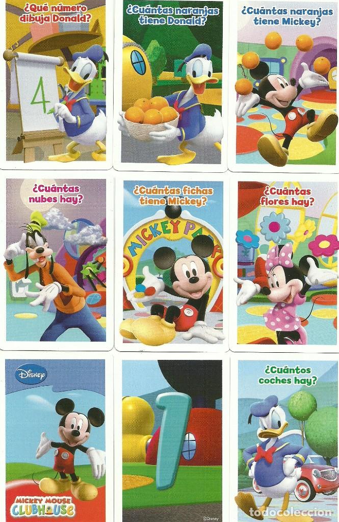 Barajas de cartas: MICKEY MOUSE - JUEGO DE CONTAR Y DE MEMORIA - Foto 1