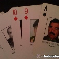 Jeux de cartes: BARAJA DE CARTAS GUERRA IRAK,SADDAM HUSSEIN (SIN CAJA.). Lote 341006673