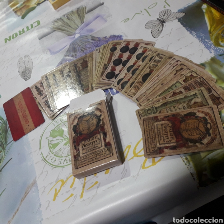 Barajas de cartas: Baraja de la Constituci&oacute;n de Cadiz del trienio liberal facsimil