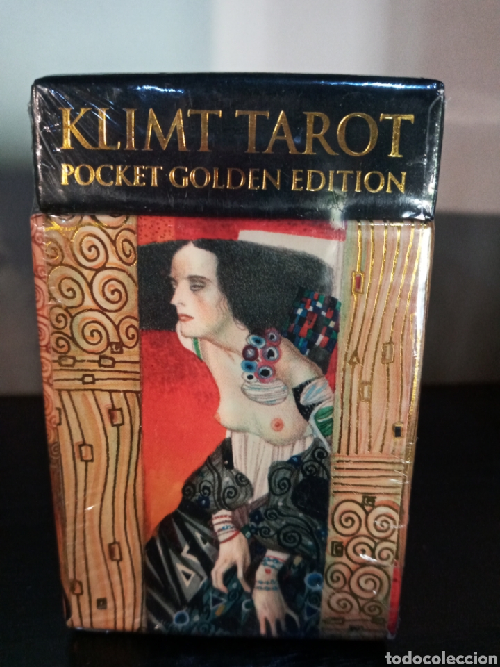 Barajas de cartas: KLINT MINI TAROT.GOLDEN EDITION.ARTWORK BY A.A.ATANASSOV.LO SCARABEO - Foto 5 - 212200095