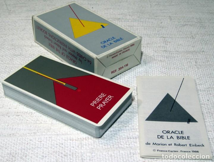 Barajas de cartas: ORACLE DE LA BIBLE de Marion et Robert Einbeck. 1986 - Foto 3