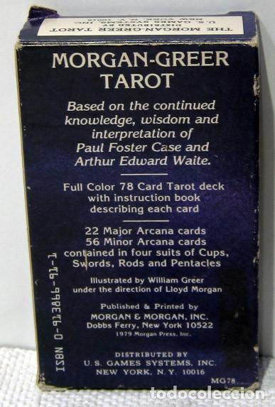 Barajas de cartas: MORGAN GREER TAROT, William Greer 1979 - Foto 3