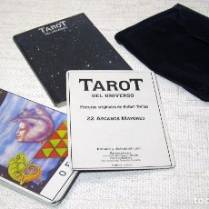 Barajas de cartas: TAROT DEL UNIVERSO. 22 ARCANOS MAYORES. PINTURAS ORIGINALES DE RAFAEL TRELLES. JOSÉ MARÍA DORIA 1988