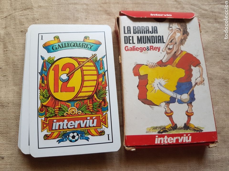Barajas de cartas: Baraja del Mundial Interviu - Foto 1