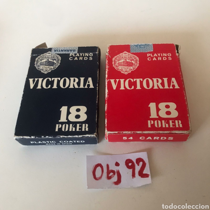 Barajas de cartas: Lote de cartas victoria - Foto 1