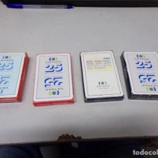 Barajas de cartas: BARAJA CARTAS ESPAÑOLA Y POKER HERACLIO FOURNIER ANIVERSARIO CETESA GRUPO TELEFONICA