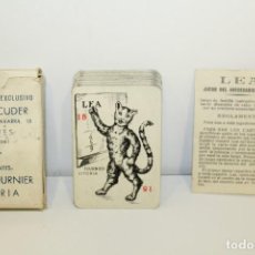 Barajas de cartas: BARAJA CARTAS LEA - JUEGO INTELECTUAL RECREATIVO E INSTRUCTIVO - HERACLIO FOURNIER 1938 - COMPLETA. Lote 221594447