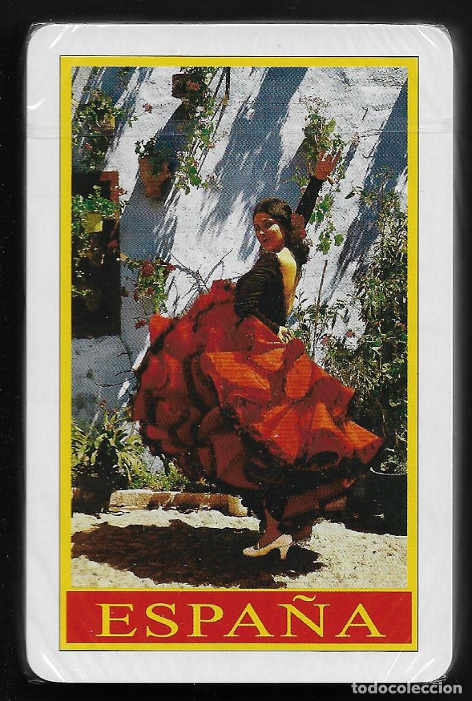 Barajas de cartas: Baraja reverso flamenca - Foto 1