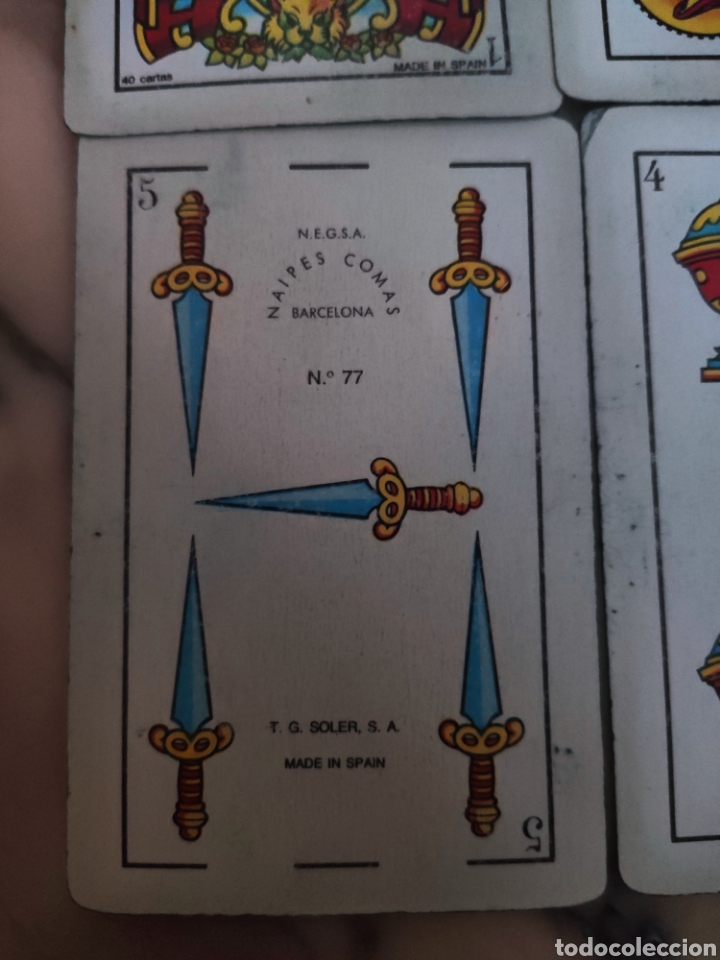 Barajas de cartas: Baraja Naipes Comas N 77. ASM - Foto 3