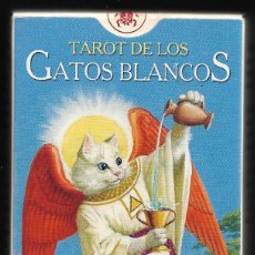 Barajas de cartas: TAROT DE LOS GATOS BLANCOS. Lote 229345925