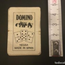 Mazzi di carte: NAIPES MINI BARAJA JUEGO DOMINÓ COMAS NEGSA AÑOS 70 COMPLETA 29 CROMOS