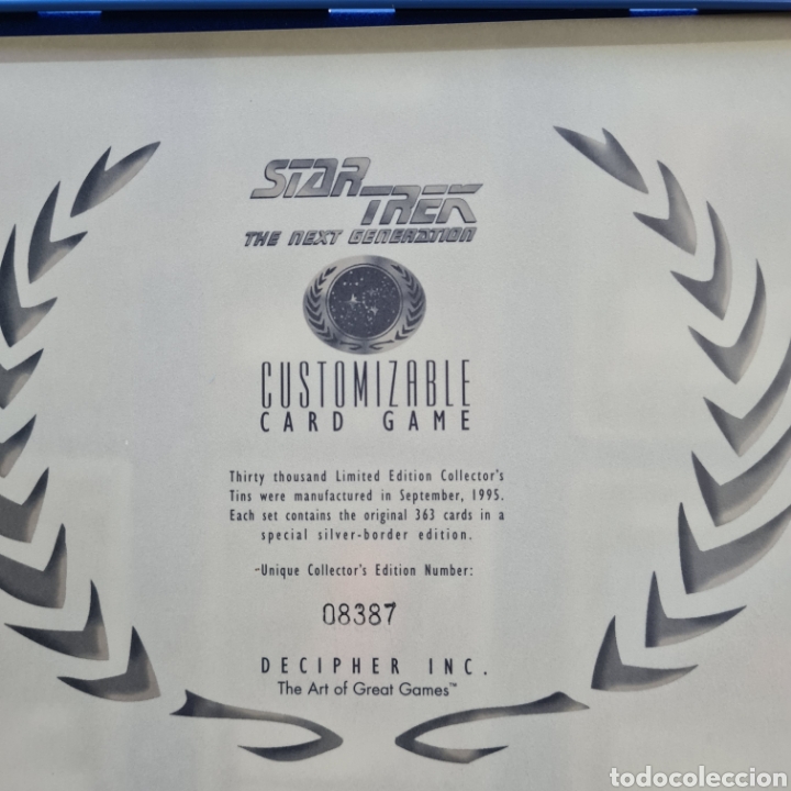 Barajas de cartas: Star TreK The Next Generation. Customizable Card Game - Foto 4