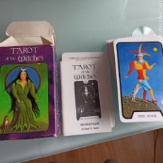 Barajas de cartas: TAROT OF THE WITCHES/TAROT DE LAS BRUJAS 78 CARTAS (HERACLIO FOURNIER) NUEVO PERO CAJA ALGO TOCADA