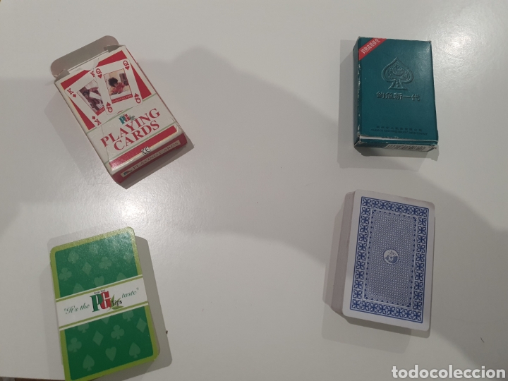Barajas de cartas: Dos barajas de poker extranjeras - Foto 4