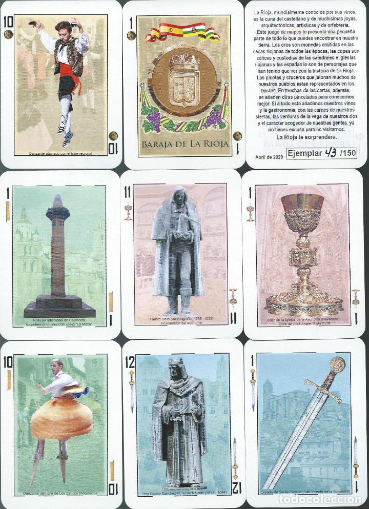 Barajas de cartas: BARAJA ESPA&Ntilde;OLA DE LA RIOJA-A&Ntilde;O 2020 - Foto 1