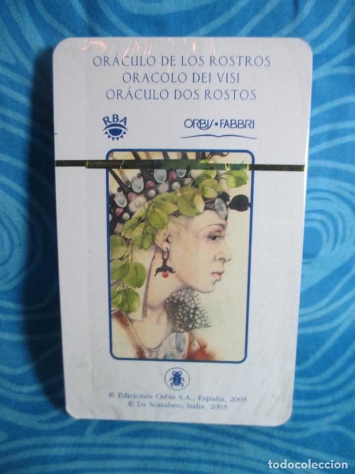 Barajas de cartas: A ESTRENAR,BARAJA ORACULO DE LOS ROSTROS, EDICIONES ORBIS 2002 - Foto 8