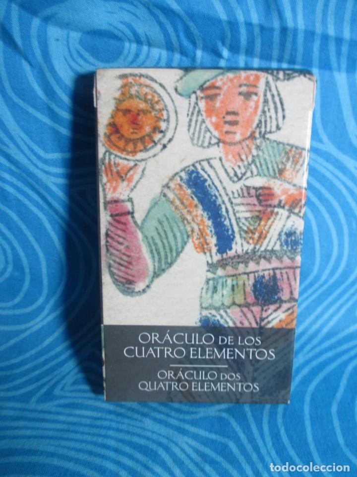 Barajas de cartas: A ESTRENAR,BARAJA ORACULO DE LOS 4 ELEMENTOS EDICIONES ORBIS 2002 - Foto 2
