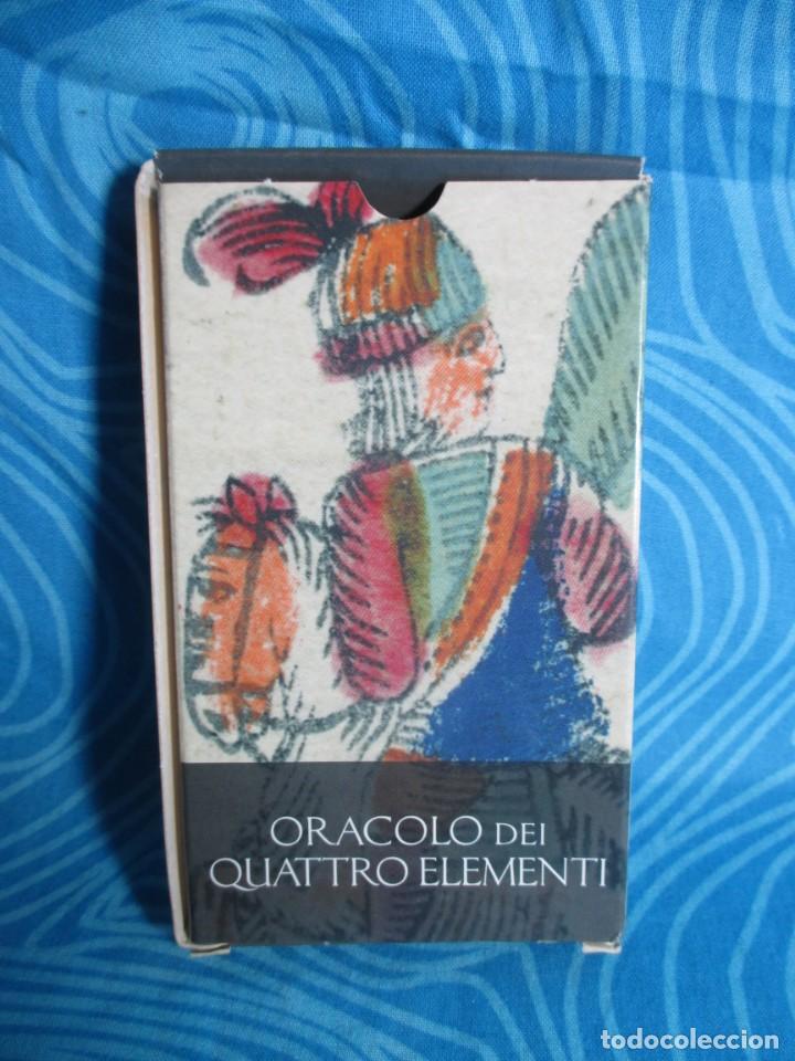 Barajas de cartas: A ESTRENAR,BARAJA ORACULO DE LOS 4 ELEMENTOS EDICIONES ORBIS 2002 - Foto 3