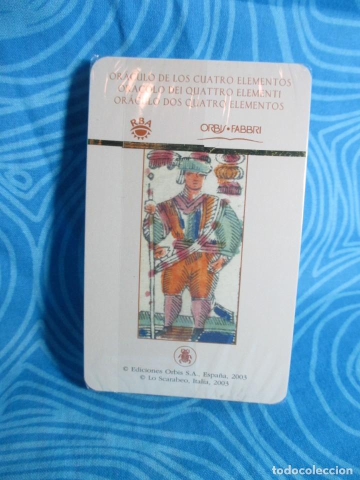 Barajas de cartas: A ESTRENAR,BARAJA ORACULO DE LOS 4 ELEMENTOS EDICIONES ORBIS 2002 - Foto 9