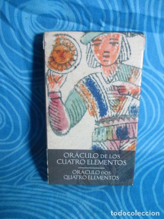 Barajas de cartas: A ESTRENAR,BARAJA ORACULO DE LOS 4 ELEMENTOS EDICIONES ORBIS 2002 - Foto 1