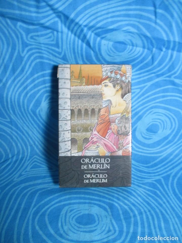 Barajas de cartas: A ESTRENAR, BARAJA ORACULO DE MERLIN EDICIONES ORBIS 2002 - Foto 2