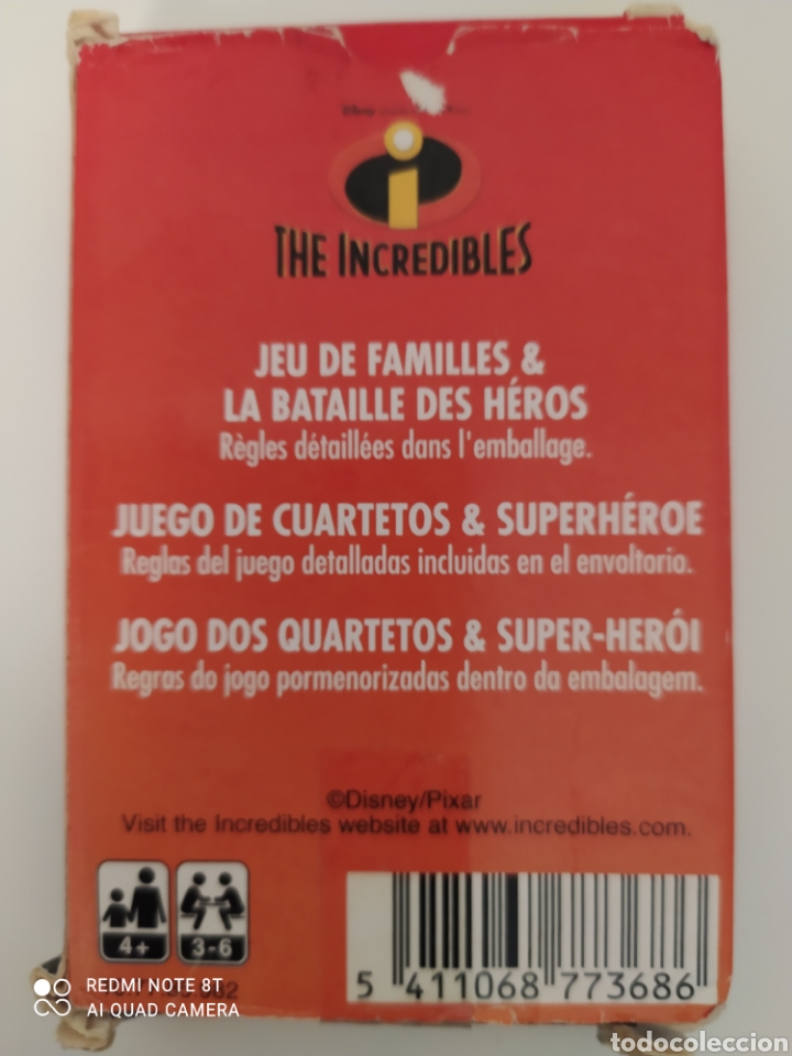 Barajas de cartas: Baraja de los incre&iacute;bles - Foto 3