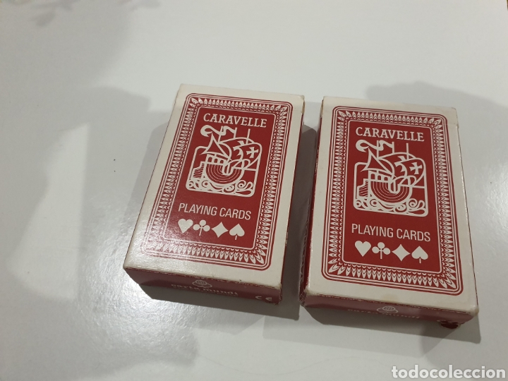 Barajas de cartas: dos barajas de poker caravelle - Foto 1
