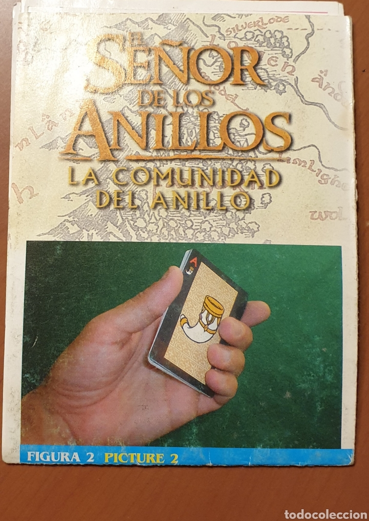 INSTRUCCIONES DE MAGIA SEÑOR DE LOS ANILLOS (Juguetes y Juegos - Cartas y Naipes - Barajas Infantiles)