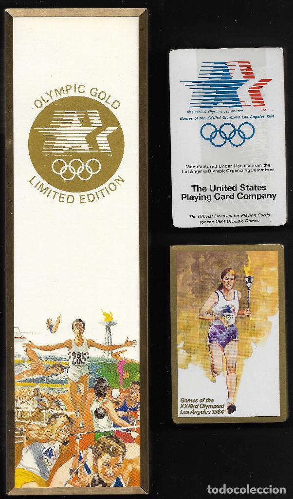Barajas de cartas: Baraja doble olimpiada 1984 - Foto 1