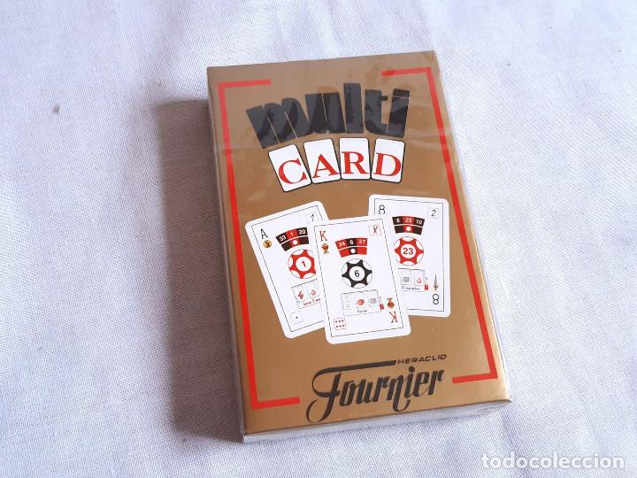 Barajas de cartas: Baraja Multicard. Fournier. Sin estrenar. - Foto 1