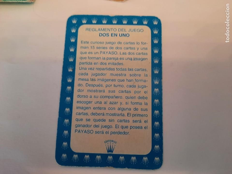 Barajas de cartas: BARAJA CARTAS NAIPES &rdquo; DOS EN UNO &rdquo; - Foto 2