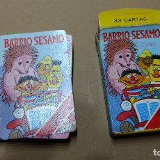Barajas de cartas: BARRIO SESAMO, CARTAS, FOURNIER, AÑO 1984, COMPLETA. Lote 252064205