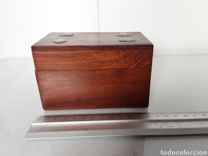 Barajas de cartas: Caja madera para barajas - Foto 1