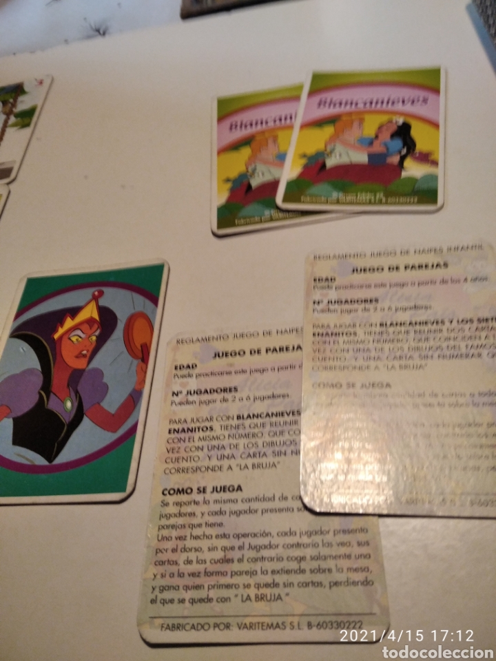 Barajas de cartas: Baraja Blancanieves, varitemas - Foto 14